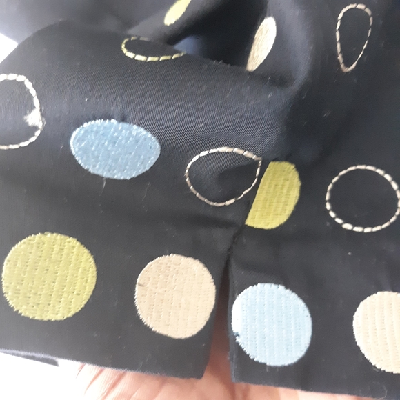 Kim Rogers Women's Cropped Dotted Pants - Picture 2 of 4